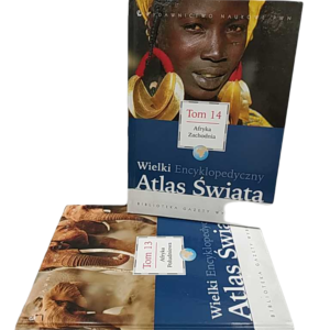 Wielki Encyklopedyczny Atlas Świata - Afryka Zachodnia, Afryka Południowa, Europa Południowa, Europa Zachodnia - 4T Zestaw
